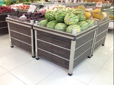 點擊查看詳細信息<br>標題：果蔬架-90  鋼木結合 閱讀次數：1285