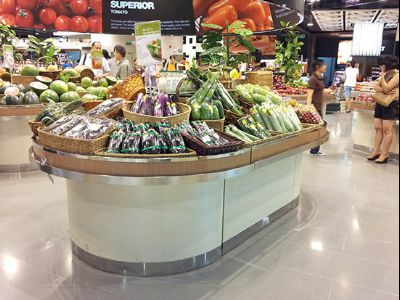 點擊查看詳細信息<br>標題：果蔬架-83  鐵木結合 閱讀次數：1229