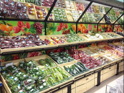 點擊查看詳細信息<br>標題：果蔬架-79  鐵木結合 閱讀次數：1309