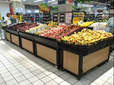 點擊查看詳細信息<br>標題：果蔬架-81  鐵木結合 閱讀次數：1433