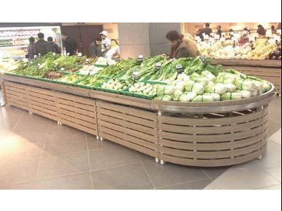 點擊查看詳細信息<br>標題：果蔬架-65 鐵木結合 閱讀次數：1247