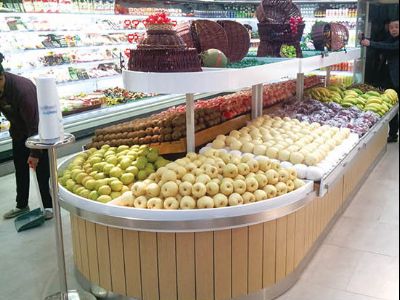 點擊查看詳細信息<br>標題：果蔬架-18  鐵木結合 閱讀次數：1071