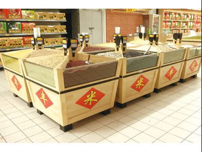 點擊查看詳細信息<br>標題：糧油展架-06 實木烤漆 閱讀次數：1294